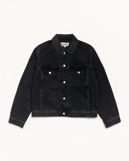 LINED DENIM TRUCKER JACKET