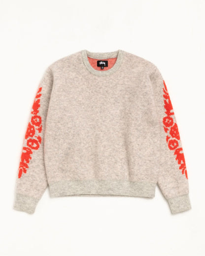 MOHAIR FLOWER SWEATER