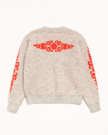 MOHAIR FLOWER SWEATER