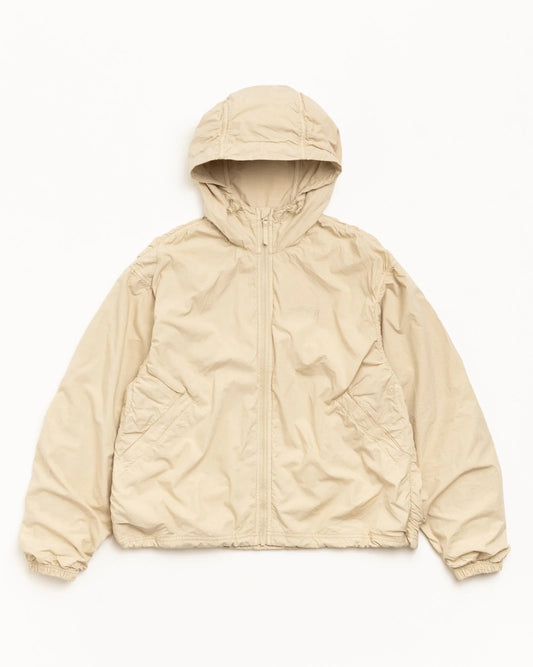 DOUBLE COTTON HOODED JACKET