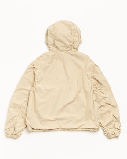 DOUBLE COTTON HOODED JACKET