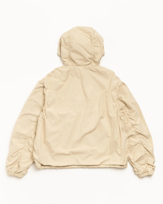 DOUBLE COTTON HOODED JACKET