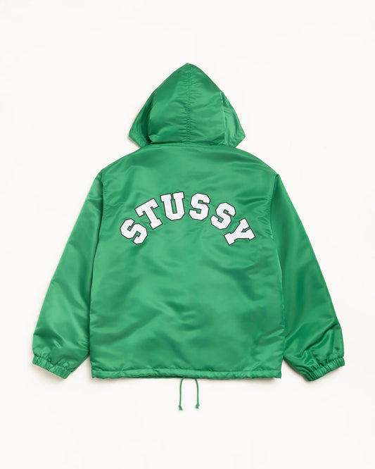 HOODED COACHES JACKET GREEN