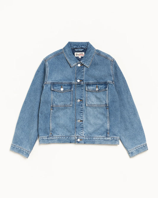 LINED DENIM TRUCKER JACKET