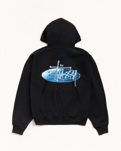 WAVE OVAL HOODIE